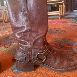 FRYE BOOTS size 8 harness boots